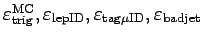 $ dB2_1 ~=~
\Delta Y^{Wj}_{\rm stat} \;\; \oplus \;\;
\Delta Y^{\rm QCD}_{\rm st...
...;
\Delta F_{\rm tag} \;\; \oplus \;\;
\Delta R^{Wj}_{\rm trig} \;\; \oplus \;\;$